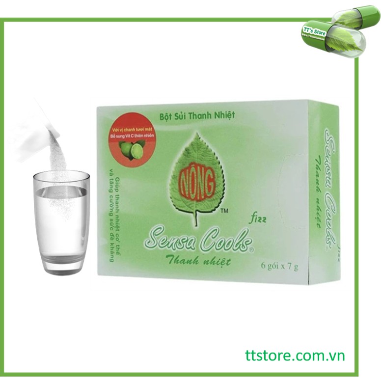 [HCM]SENSA COOLS FIZZ - Bột sủi thanh nhiệt [Sensacool]