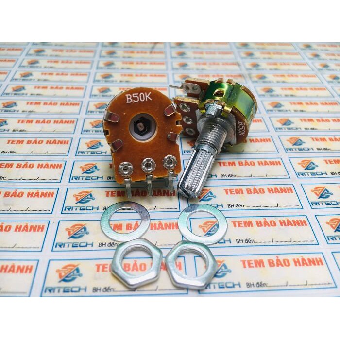 Combo 10 chiếc triết áp đôi b50k tay tròn mới nhật bản