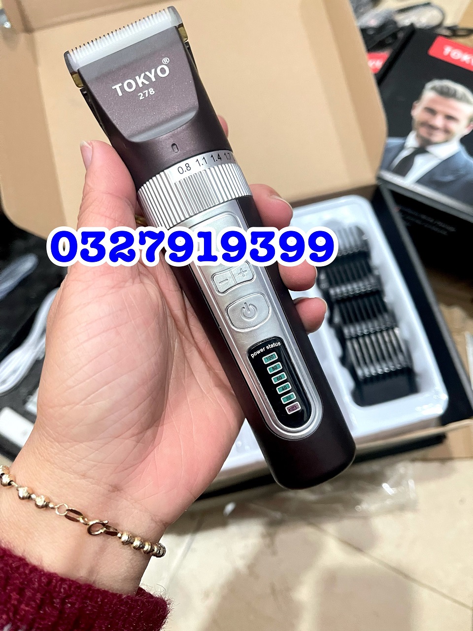 Tông đơ cắt tóc cao cấp 2 pin M6