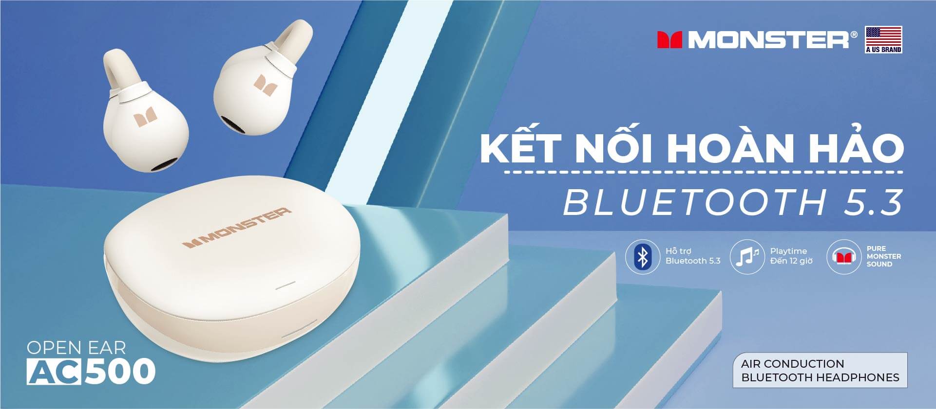 Tai Nghe True Wireless Monster Open Ear AC500