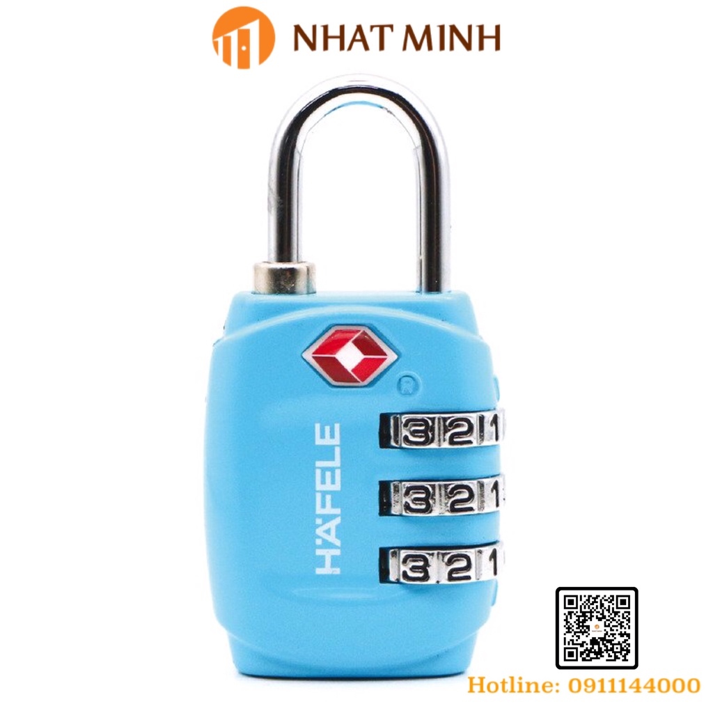 ❖▧  Khóa du lịch Hafele TSA 3 số HÀNG CHÍNH HÃNG