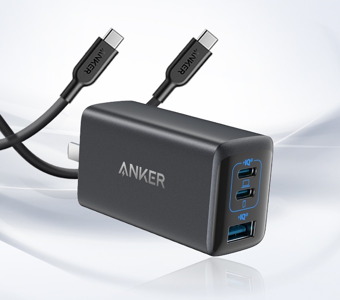 Củ sạc nhanh Anker 67W 3 cổng 2C1A IQ4 ...