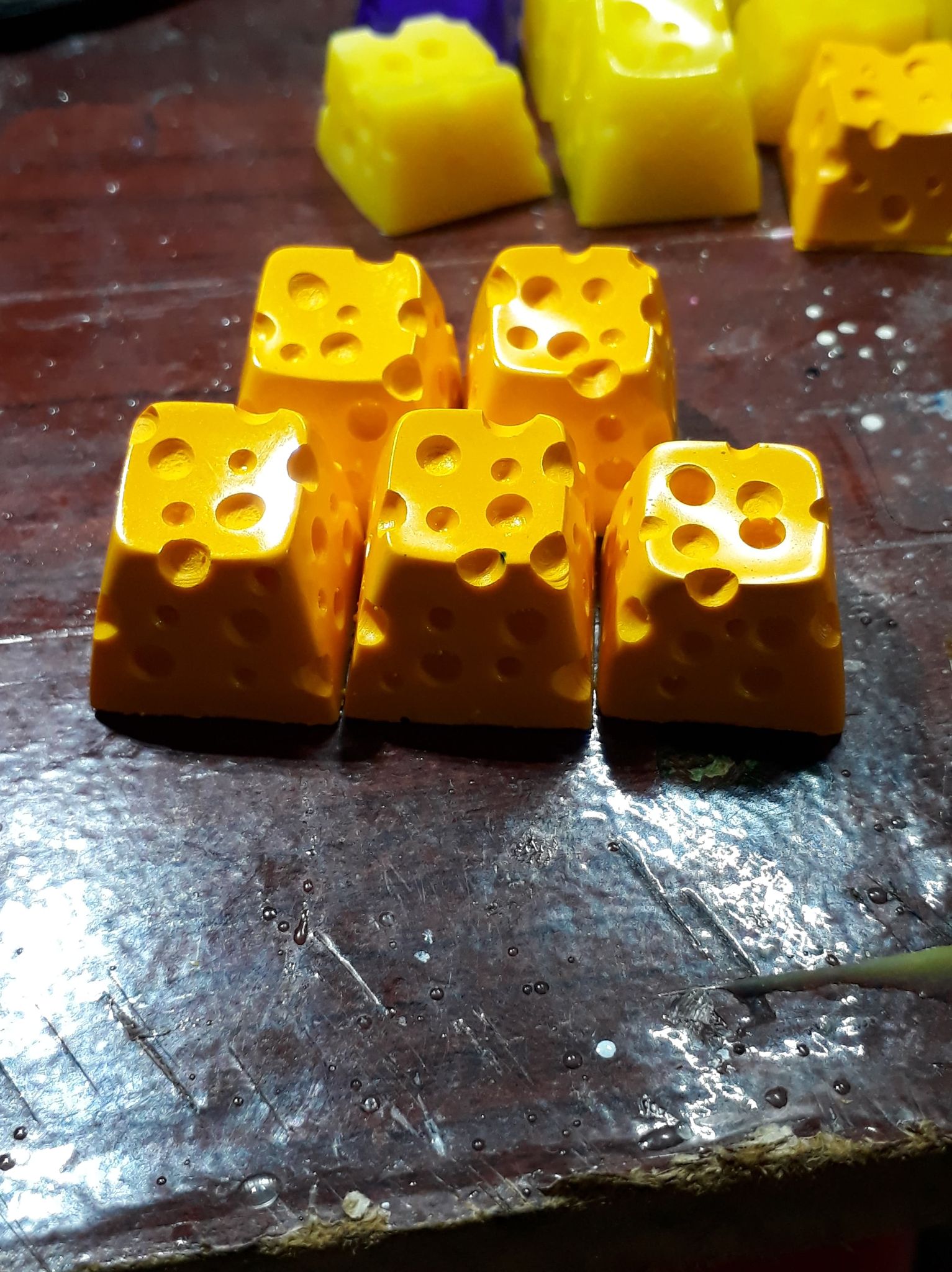[HCM]Keycap Cheese clone trang trí bàn phím cơ gaming
