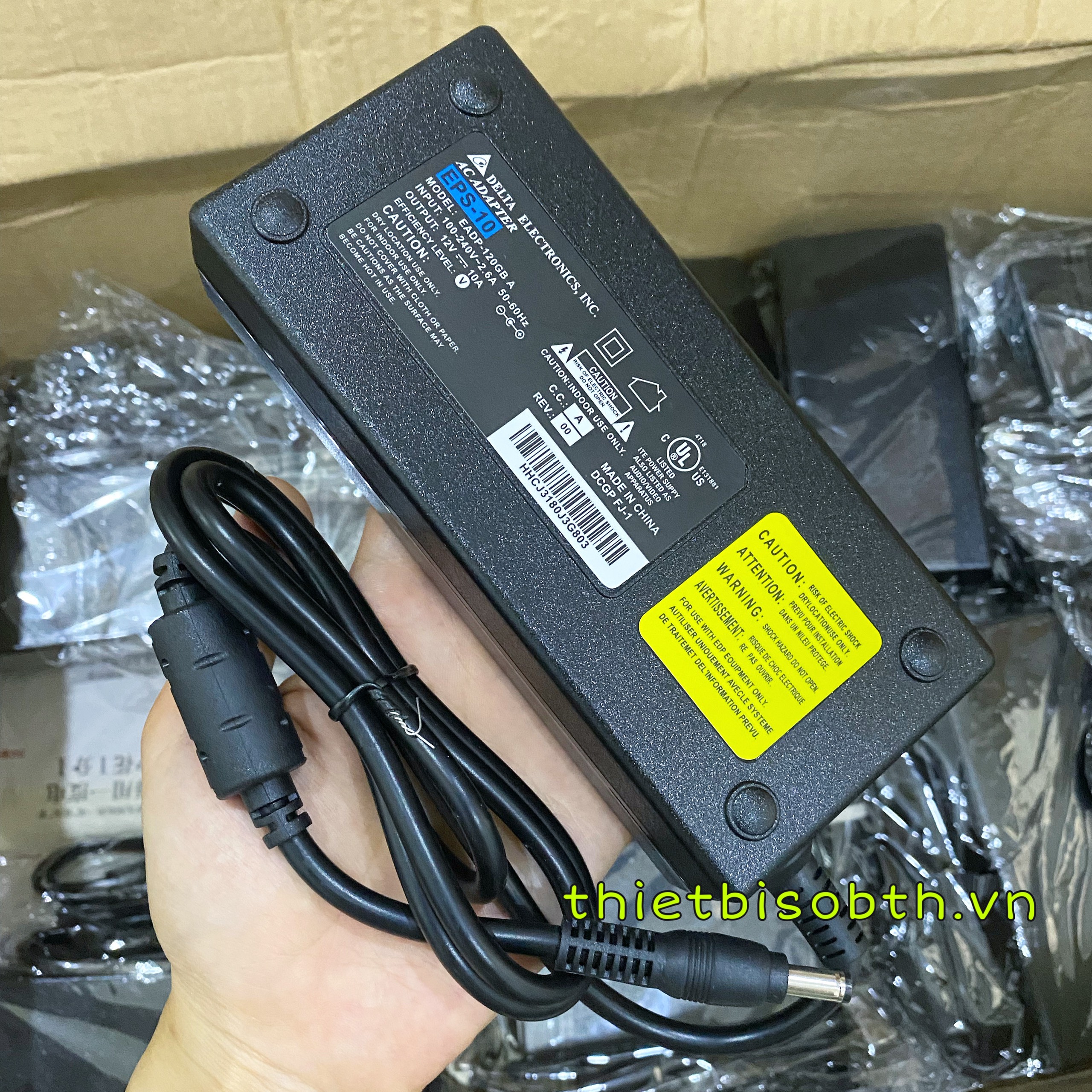 Adapter nguồn DELTA 12V-10A loại xịn dành cho camera