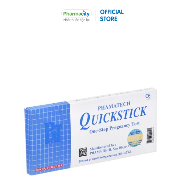 Que thử thai nhanh Quickstick (1 cái/hộp) cao cấp