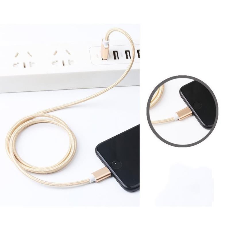 [Bảo Hành 12 Tháng] Cáp sạc dây dù Lightning, Androi Cao cấp