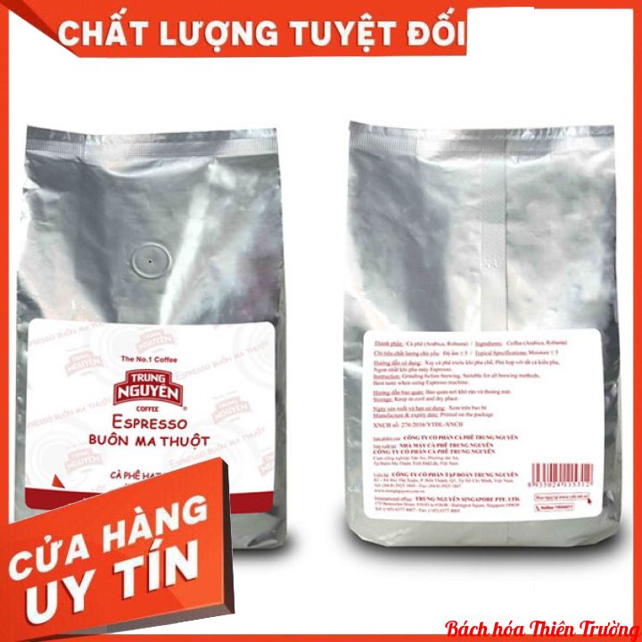 Cà phê hạt Espresso Trung Nguyên Bịch 500gr