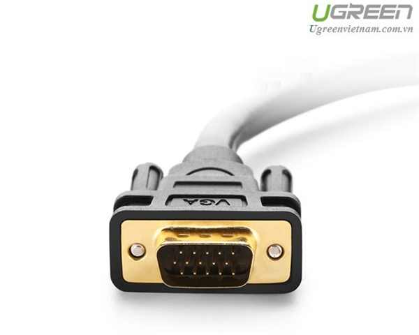 Cáp VGA 3+6C dài 2M cho Màn Hình, Máy Chiếu  Ugreen 11646 Cao Cấp