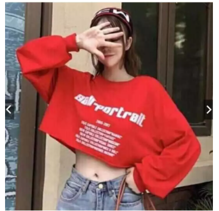 ÁO TAY DÀI CROPTOP FORM RỘNG CÁ TÍNH
