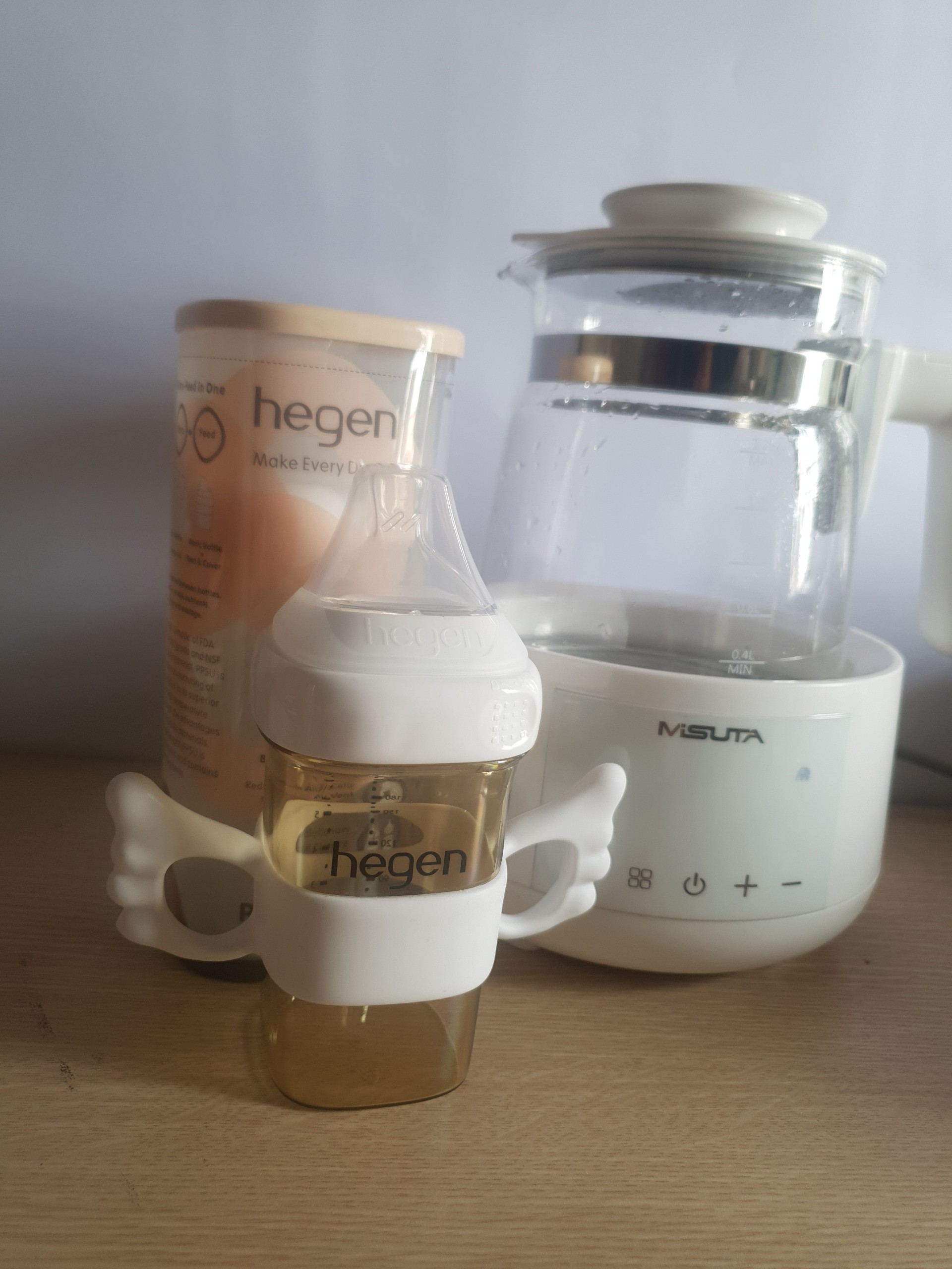 Bình sữa Hegen 60ml -150ml - 240ml - 330ml [Hàng chính hãng] hỗ trợ đổi size núm ti