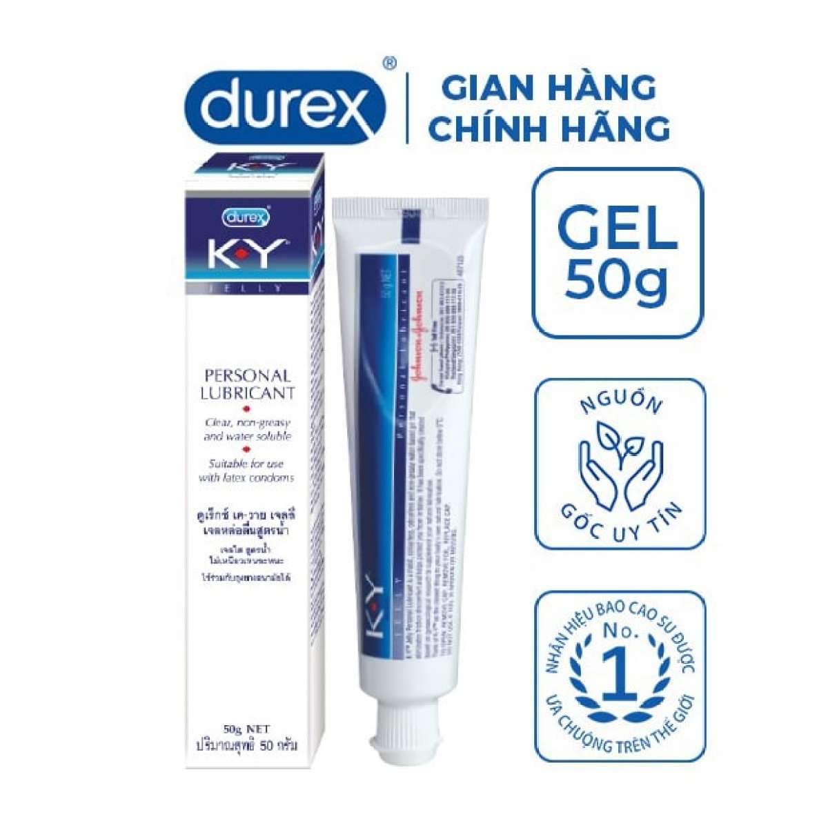 HCMGel bôi trơn Durex K-Y Jelly 50g -