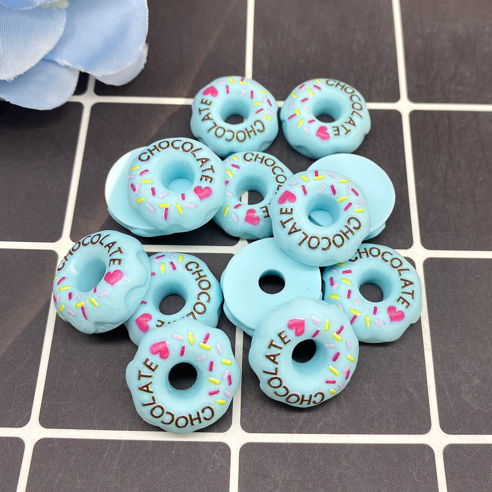 Charm slime/ Dụng Cụ Charm Trang Trí Hình Bánh Donut Chocolate