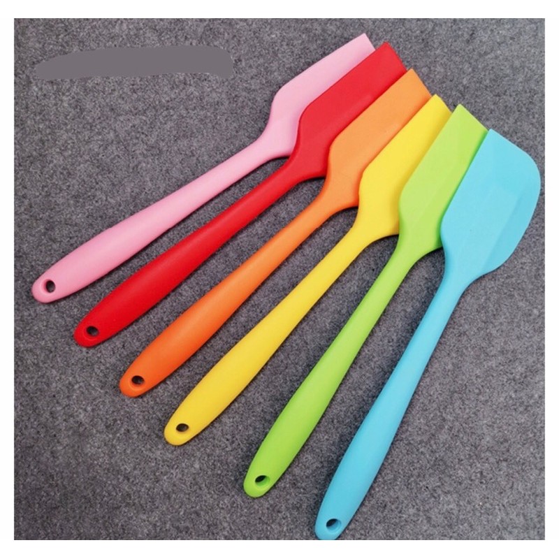 Phới dẹt spatula silicon trộn bột 28cm