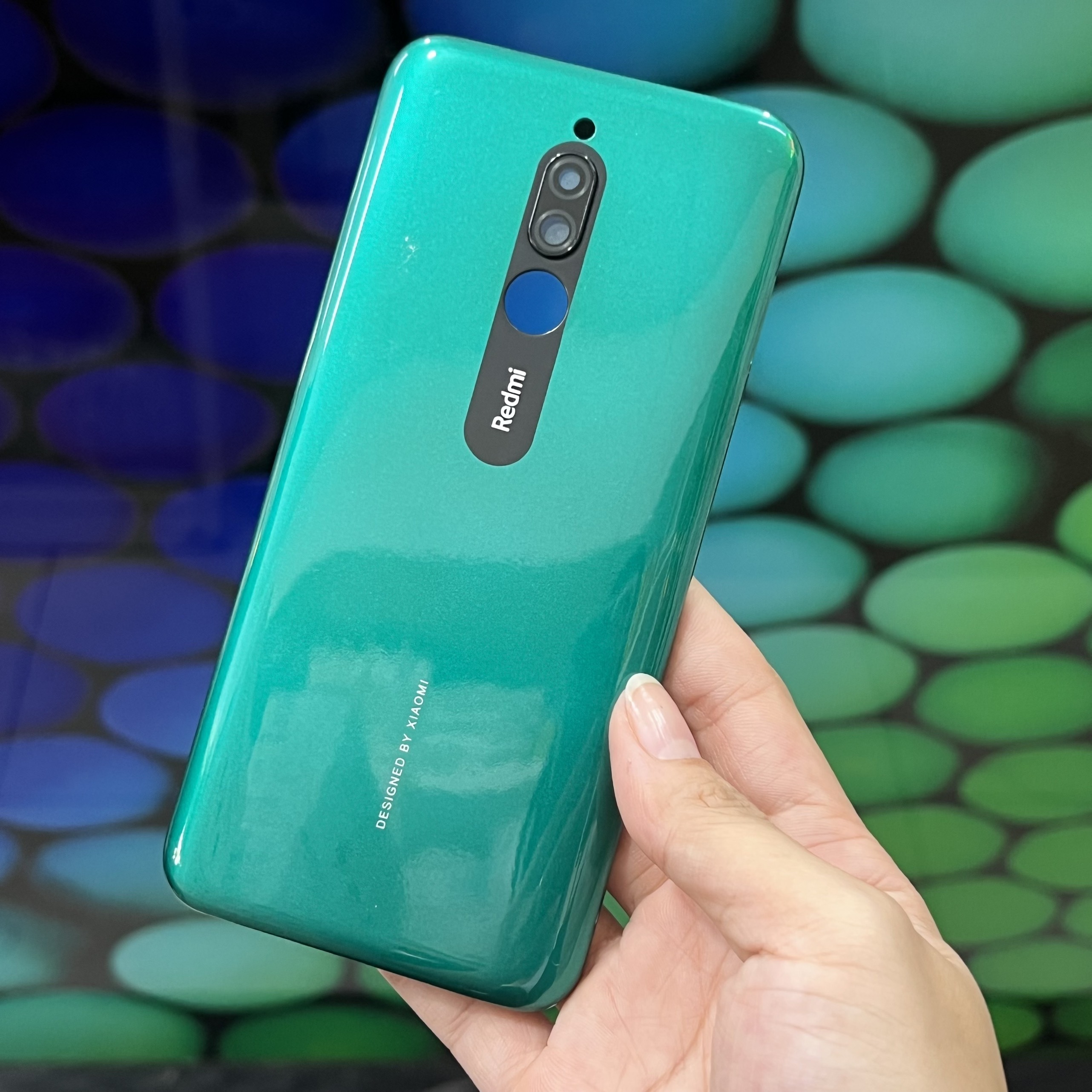 Vỏ lưng Xiaomi Redmi 8 (kèm nút, không xương màn hình)