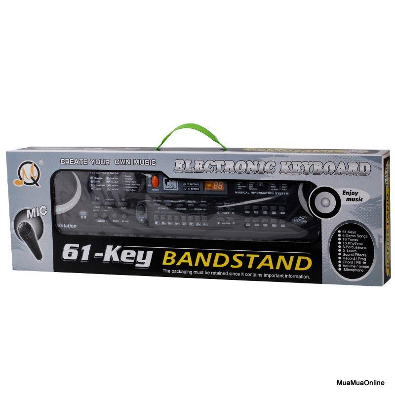 Đồ Chơi Đàn Piano 61 Phím Kèm Sạc Và Mic Cho Bé