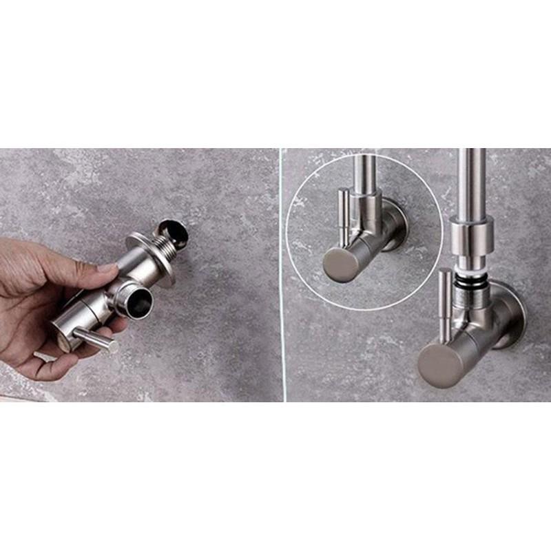[HCM]Vòi rửa chén - bát lạnh gắn tường Inox 304