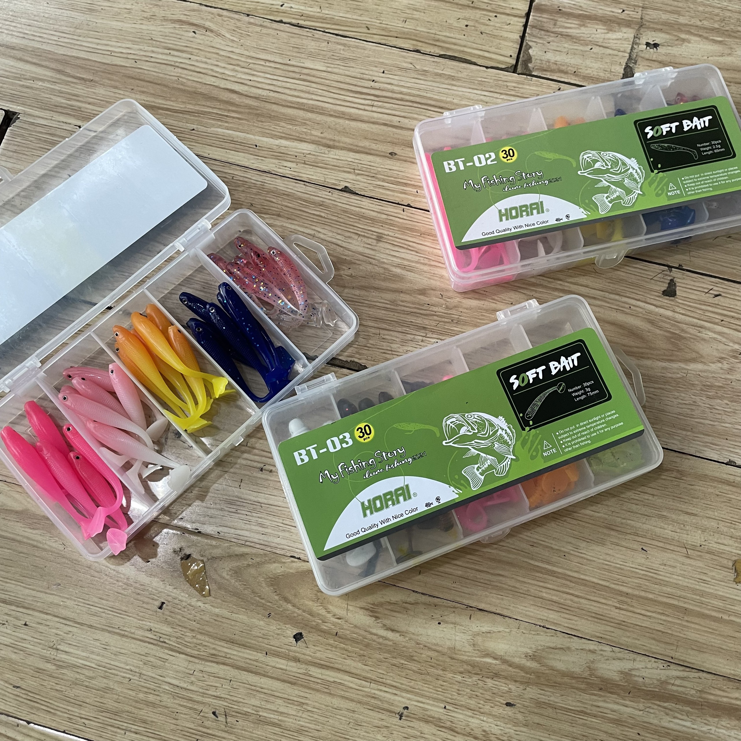 [HCM]Mồi Mềm Câu Lure : Horai BT - 02  BT - 03