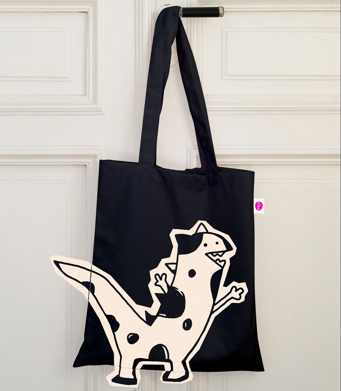 Túi Tote Khủng Long Thò Đuôi Siêu Ngầu [Made by Tòhe]
