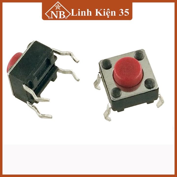 Nút nhấn 4 chân 6x6x5mm