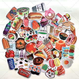 Sticker Food Bộ Hình Dán Chủ Đề Thức Ăn Món Uống Sushi ...