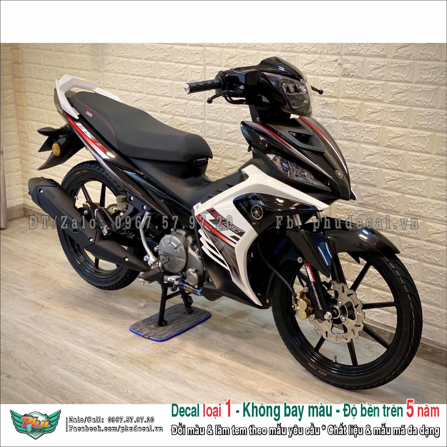 Tem rời Ex 135 LC trắng đen đỏ (5)