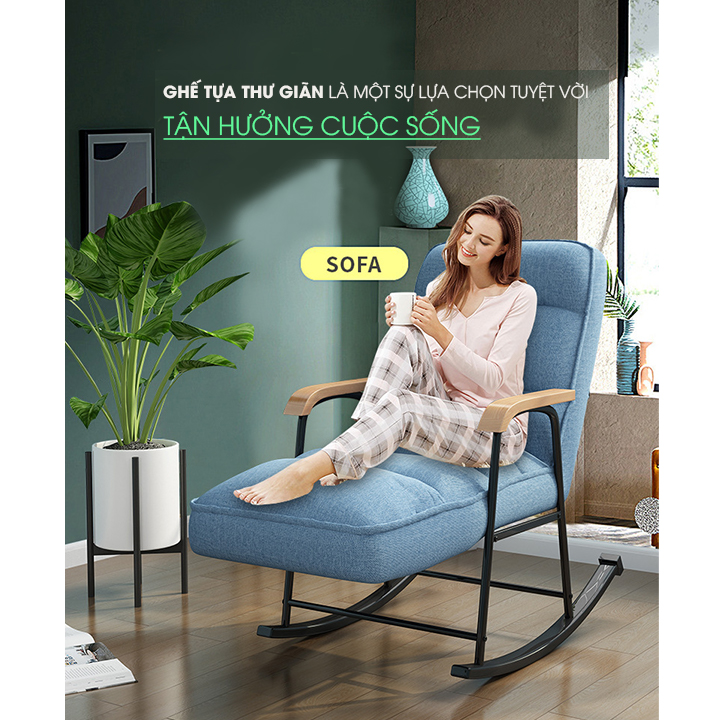 [ Có video ] Ghế bập bênh thư giãn, Ghế sofa bập bênh cao cấp