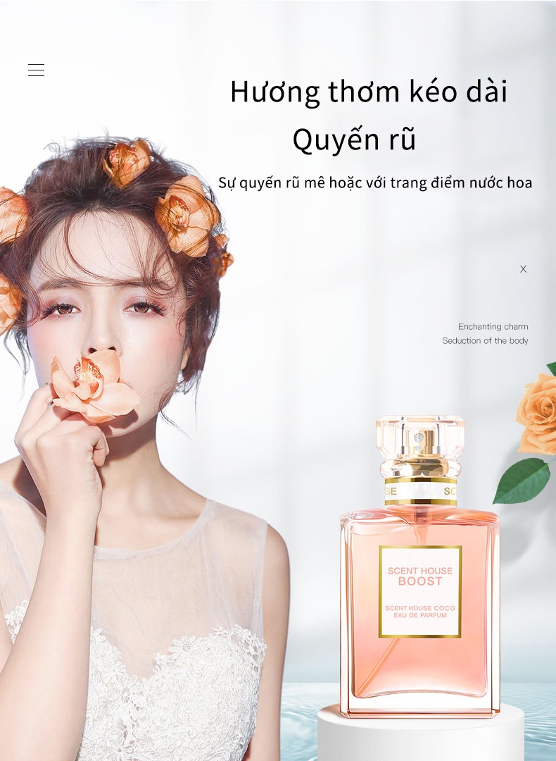 Nước hoa nữ cao cấp chính hãng Jile Good Girl 50ml với hương thơm ngọt ngào, nữ tính  kéo dài cả ngày .