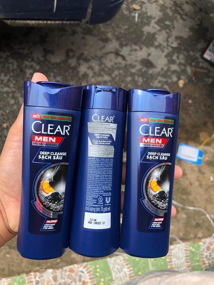 [HCM]Dầu gội Clear Men 70g