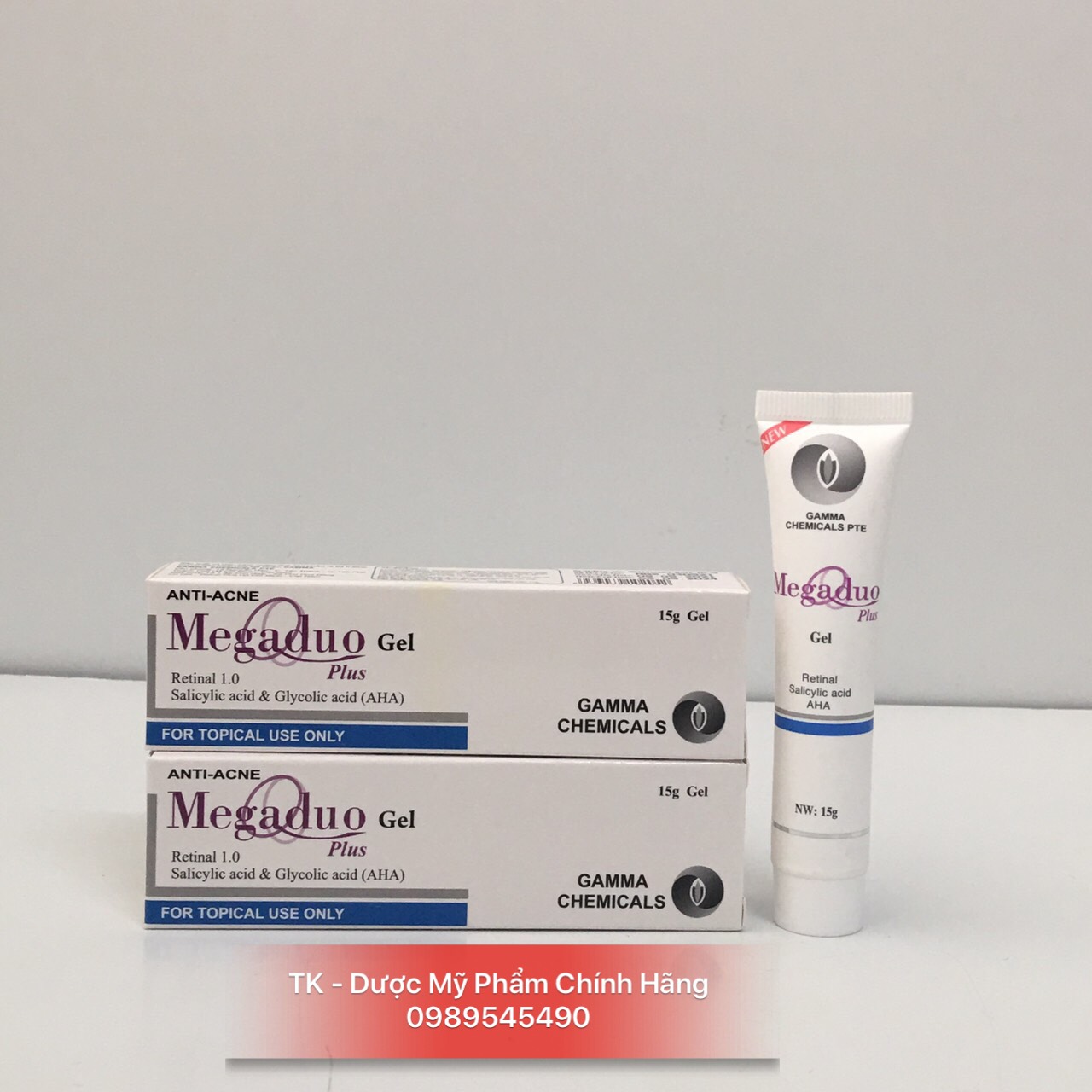Kem Ngừa Mụn, Thâm MEGADUO GEL - Bot 15g