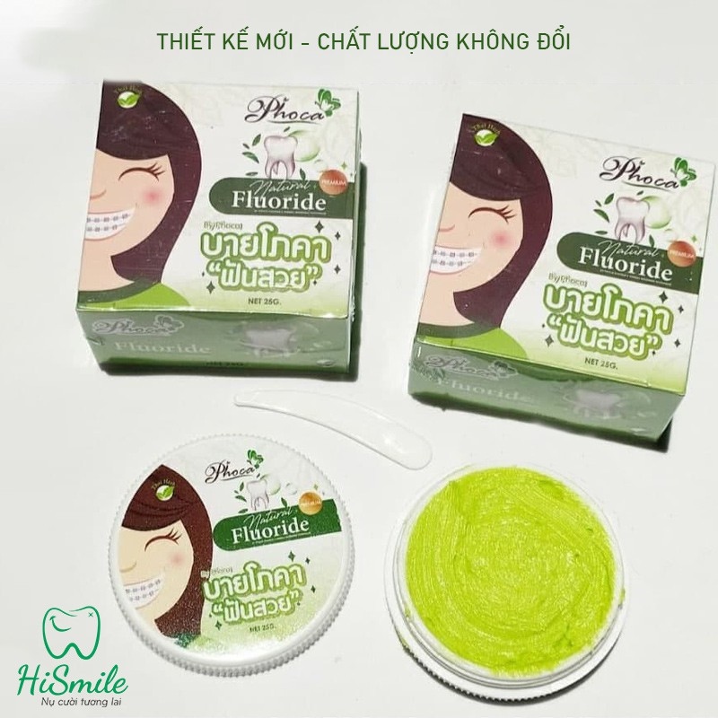 【nóng】 Kem trắng răng thơm miệng Phoca by ThaiLan 25g