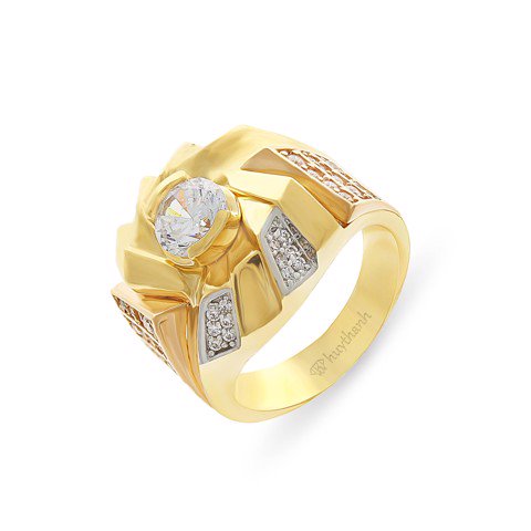 Nhẫn nam đính đá mạ 18k đẳng cấp