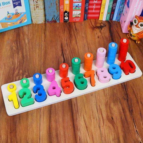 Bộ Học Đếm Số Gỗ Dành Cho Bé