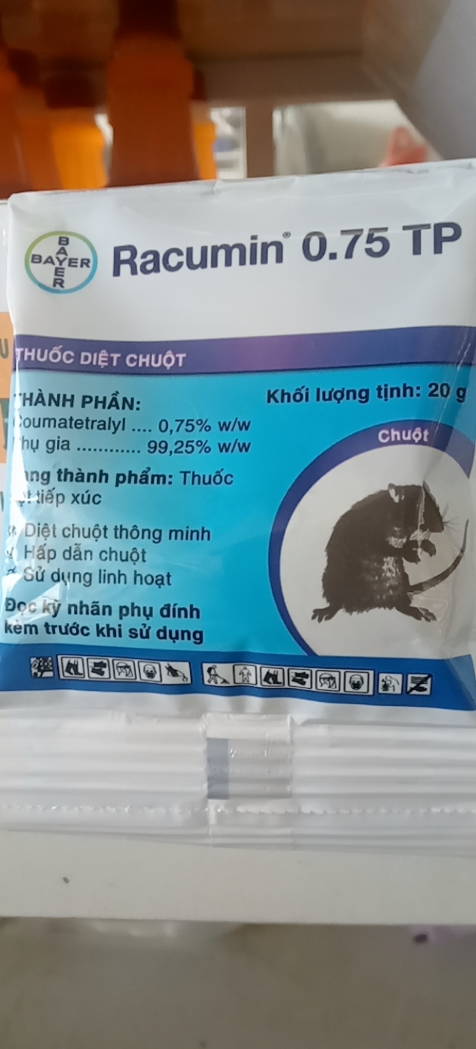 Diệt chuột thông minh Racumin Bayer 20gr