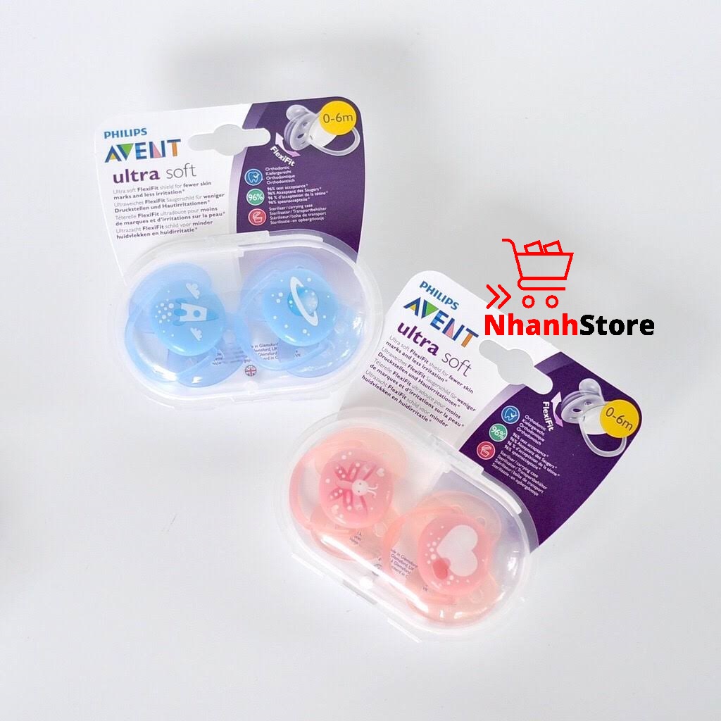 Ty ngậm SIÊU MỀM Avent [Ultra Soft] [Sản xuất tại Anh]