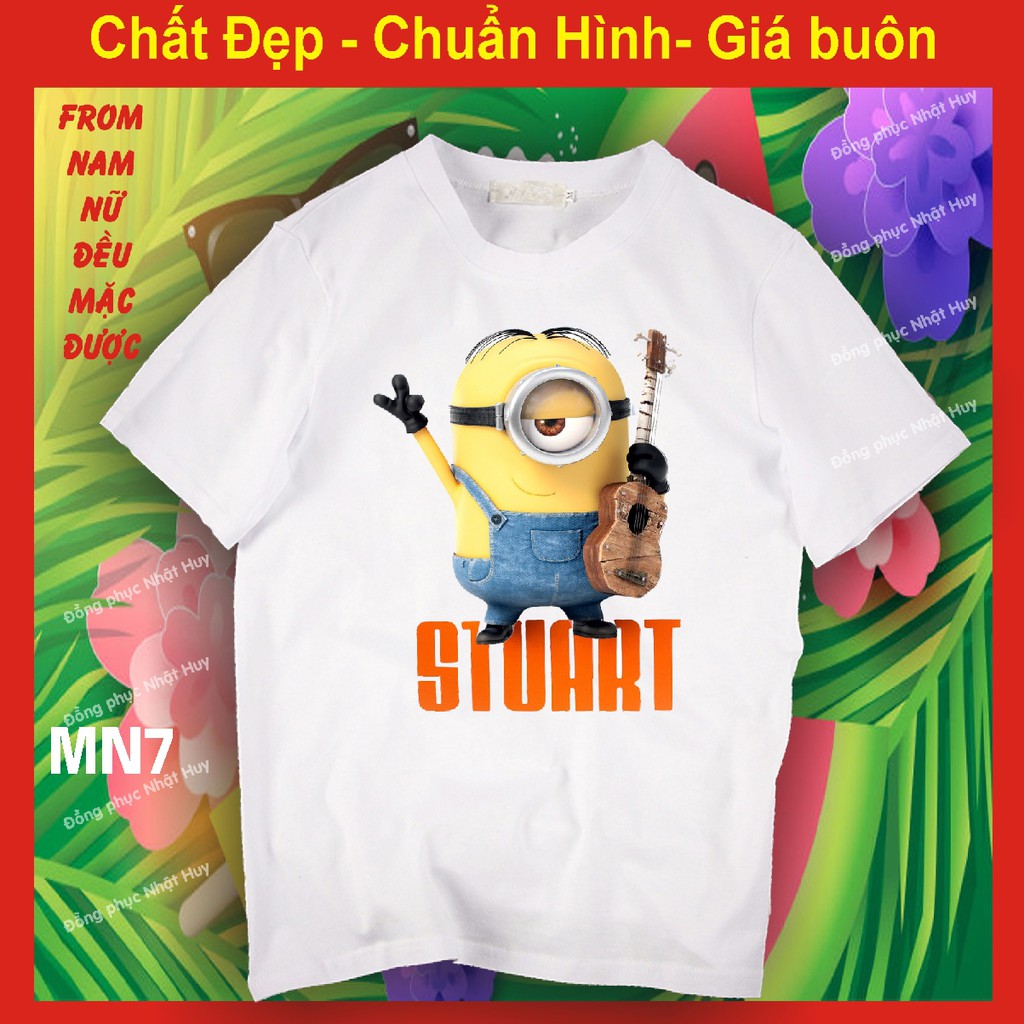 Áo thun minion đẹp 7,cao cấp, bao đổi trả
