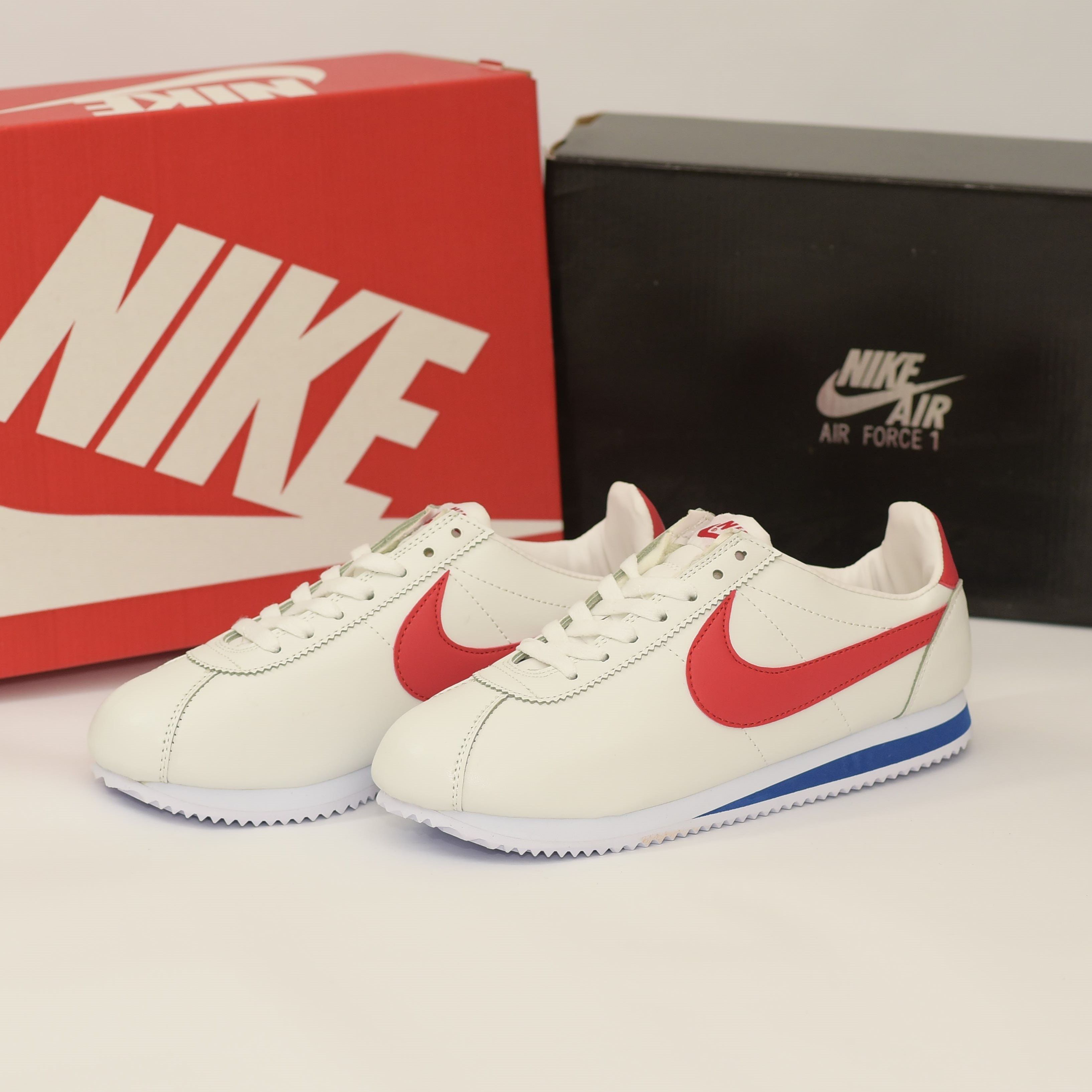 [Siêu Sale] Giày Nam Nữ Sneaker Cortez Đỏ (Fullbox+ Tặng hộp bảo vệ box)