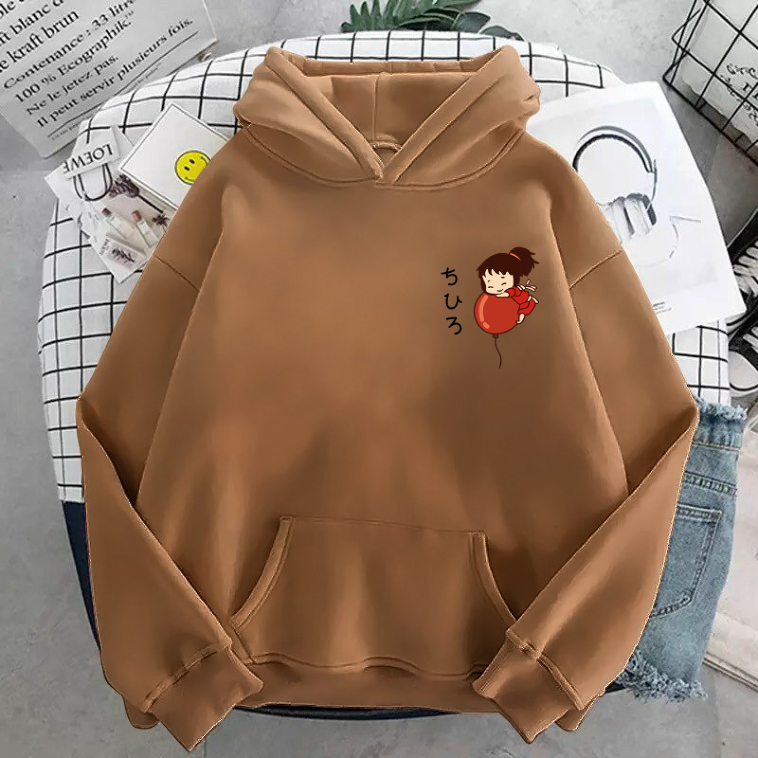 Áo hoodie nam nữ in hình em bé thiên thần