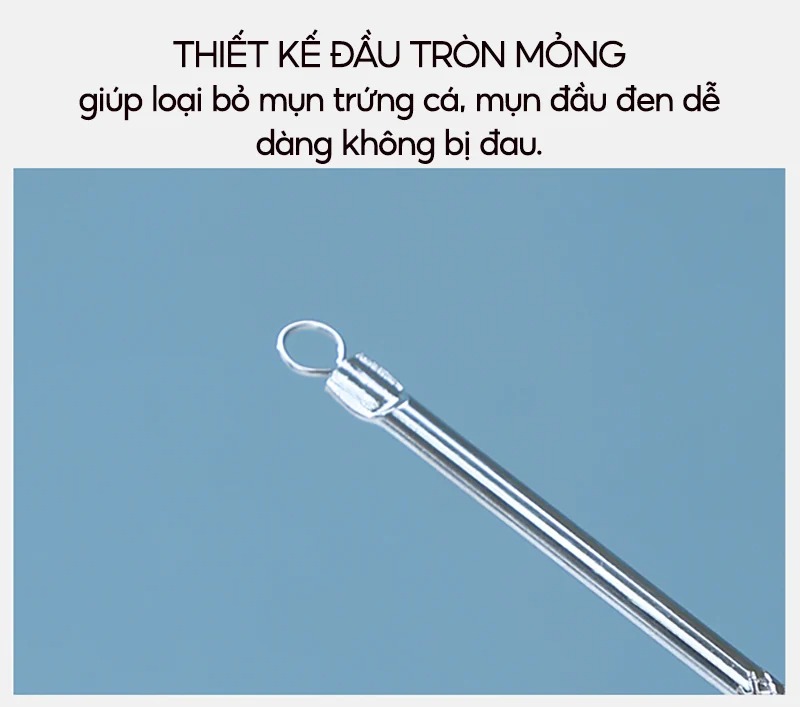 [NHẬP KHẨU] Cây Nặn Mụn Hai Đầu LMLTOP Acnes Needle - NO.B0754, E097