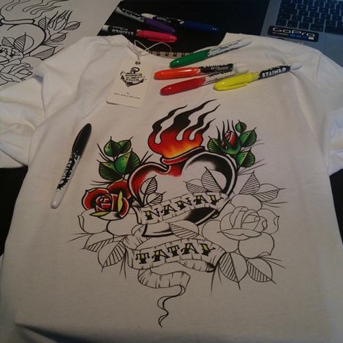 [MÀU LẺ] Bút vẽ vải giặt không phai Sharpie Stained