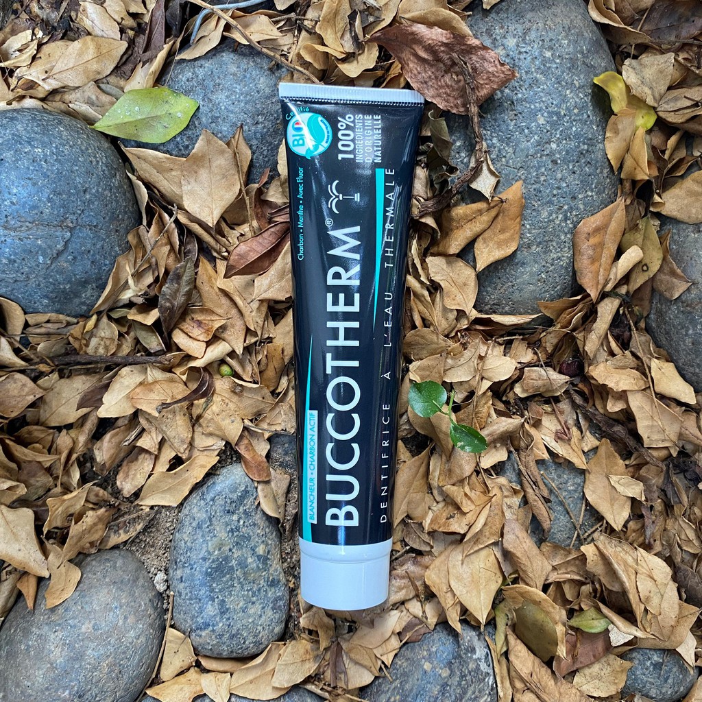 Kem đánh răng hữu cơ than hoạt tính Buccotherm 75ml