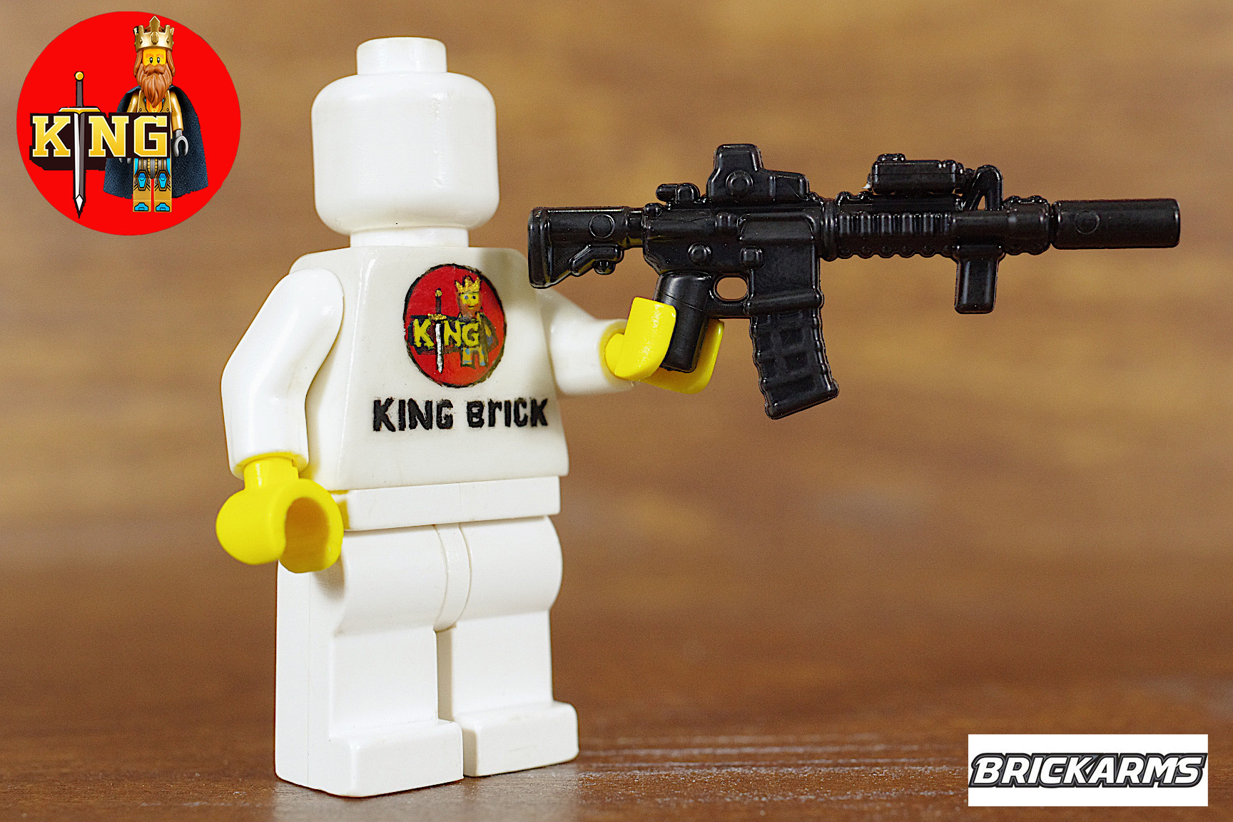 [Ảnh thật] [Chính hãng] BrickArms® M4 Force Recon w/ PEQ Black PEQ