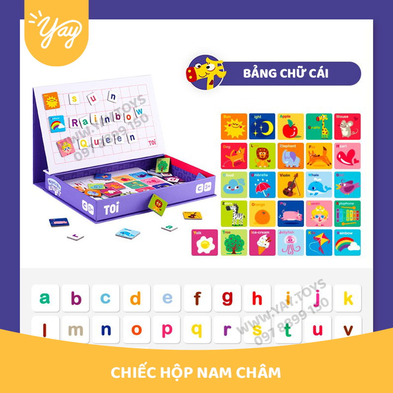 [6 MẪU] Xếp Hình Nam Châm Mideer - TOi 3+
