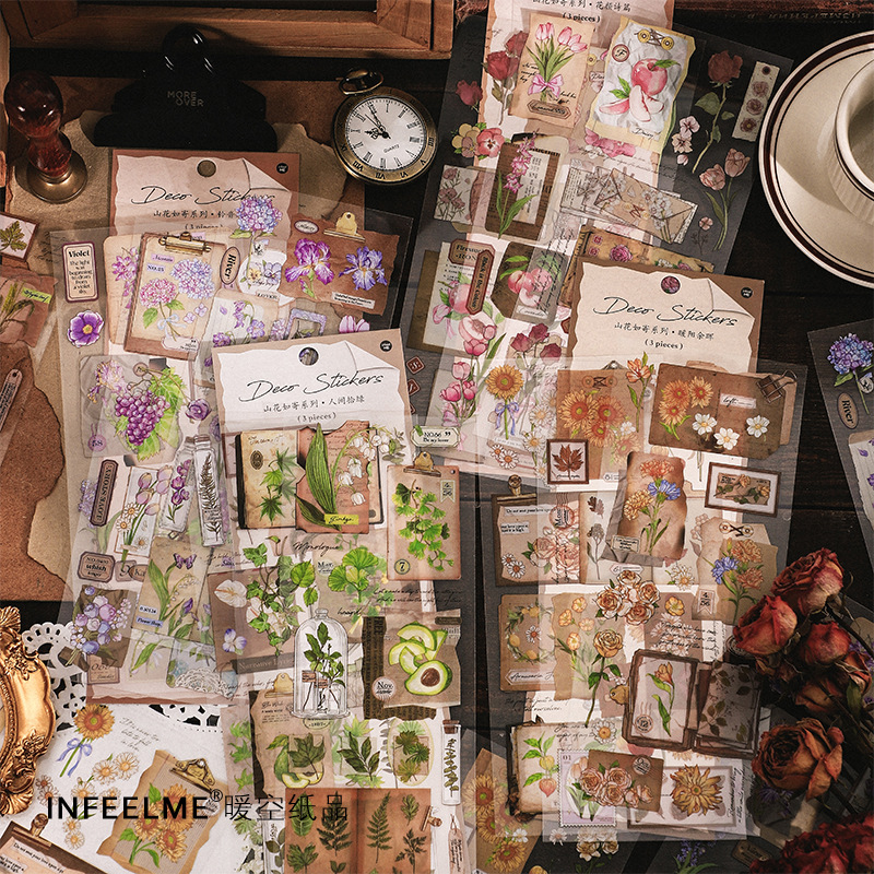 Sticker ảnh RETRO trang trí Scrapbook, sổ tay, vở - [ 147 ]