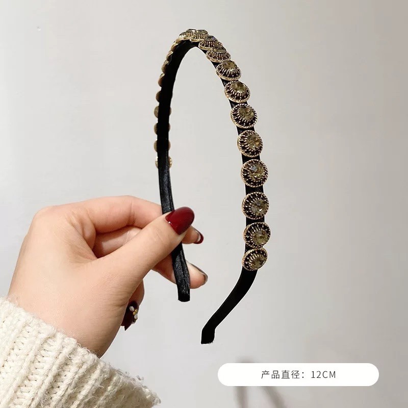 [HCM]Cài tóc đính đá xinh - Băng đô tóc đơn giản