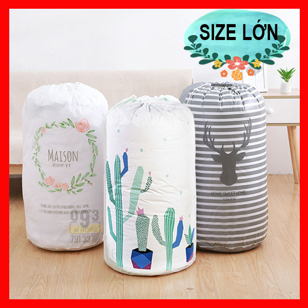 Combo 2 Storage Bags, Clothes Blanket Pillow Box Clothing Sweater Box Pouch Holder Organizer