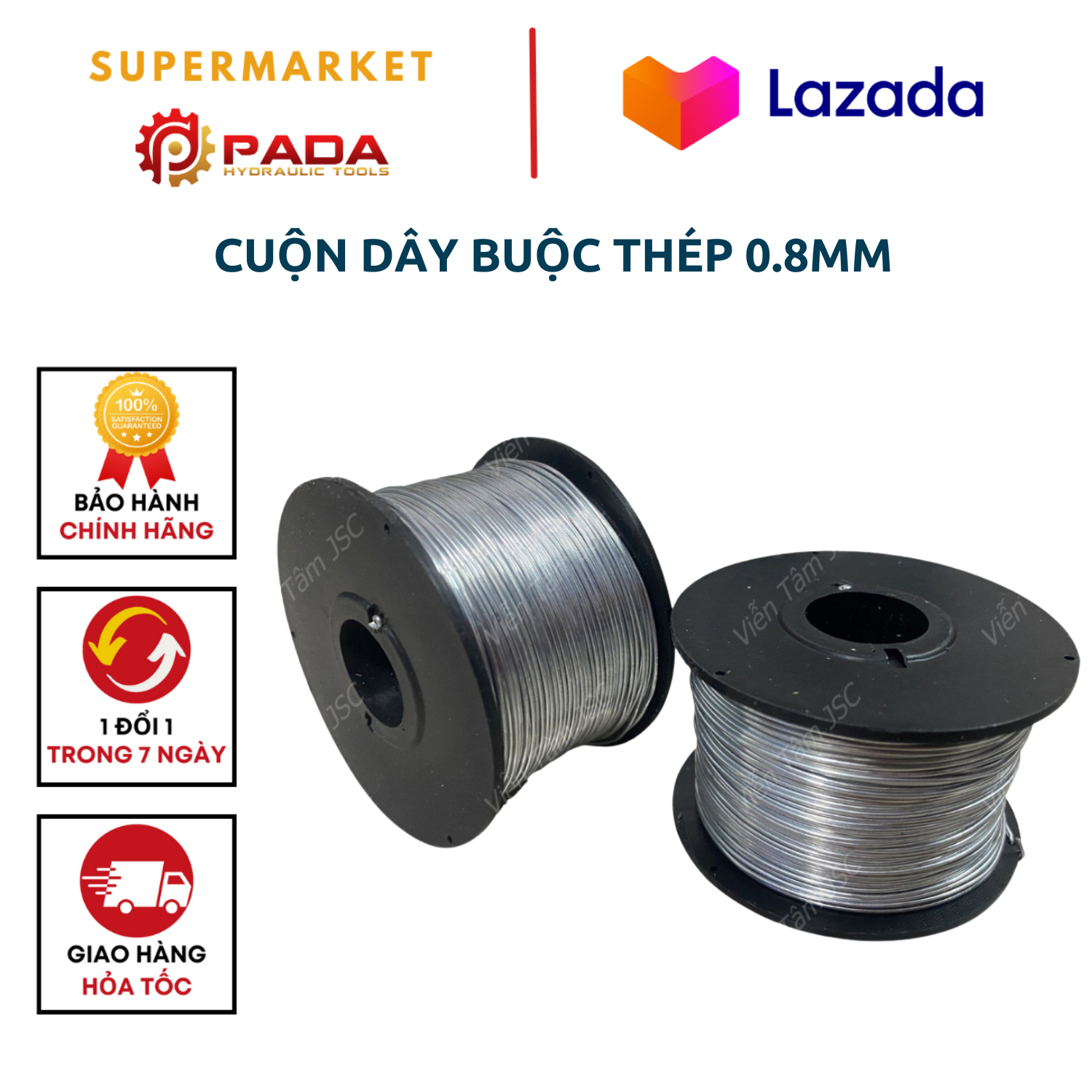 Cuộn Dây Buộc Thép 0.8MM- Chuyên dùng cho các loại máy buộc đai thép xây dựng