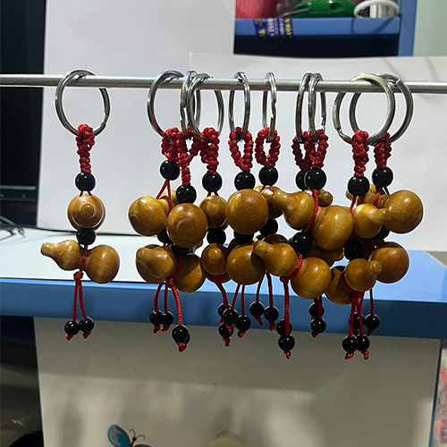 Móc khóa hồ lô gỗ nhiều mẫu