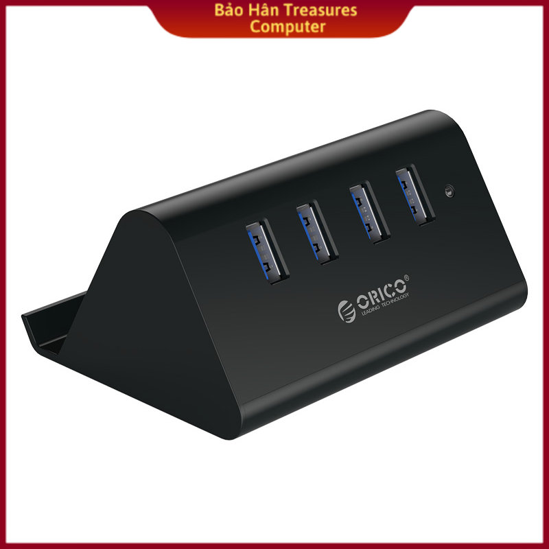 Set split hub Orico 4 ports USB 3.0 cum phone holder shc-u3-genuine goods
