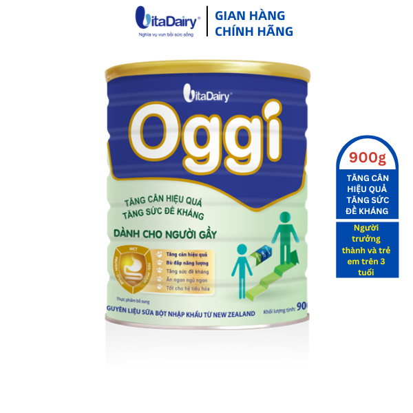 Sữa bột Oggi dành cho người gầy 900g