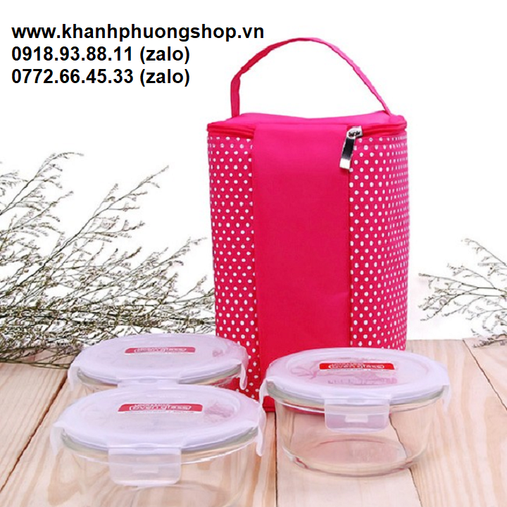 [HCM]hộp đựng cơm thủy tinh lock&lock - hộp đựng cơm thủy tinh